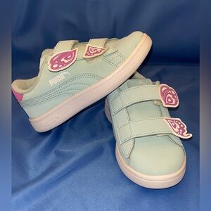 PUMA SMASH V2 Baby Aqúa Electric Orchid-White Sneakers 11C
